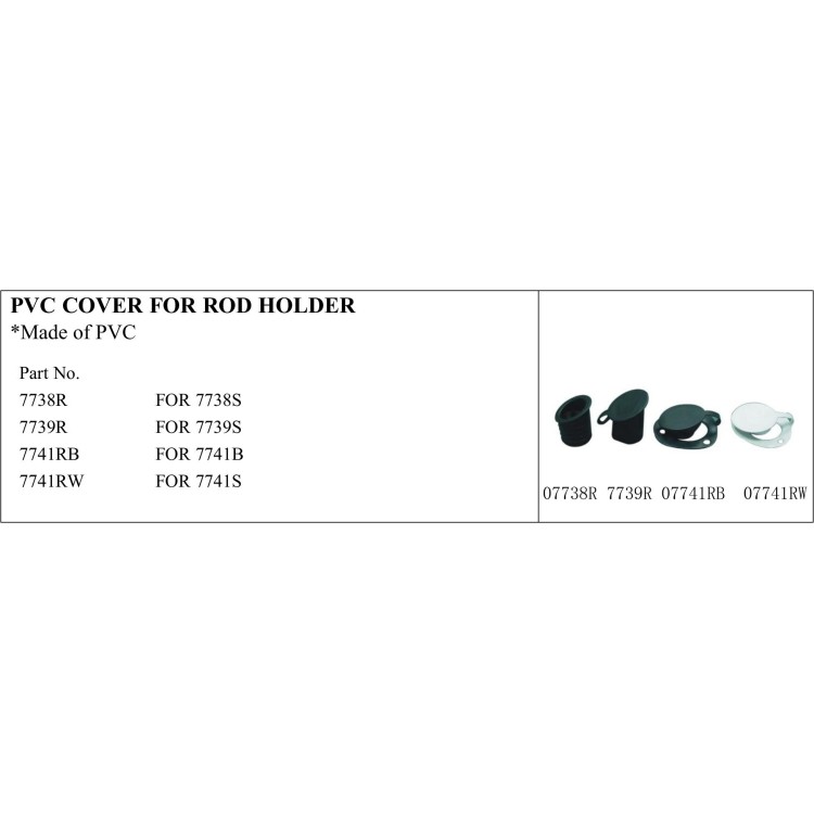 Durable PVC Cover for Rod Holder