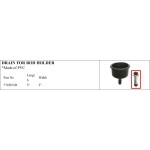 PVC Drain for Rod Holder