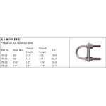 Premium S.S. Bow Eye in 304 Stainless Steel