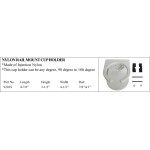 Nylon Rail Mount Cup Holder