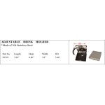 304 Stainless Steel Adjustable Drink Holder