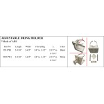 Adjustable Drink Holder for Marine Use