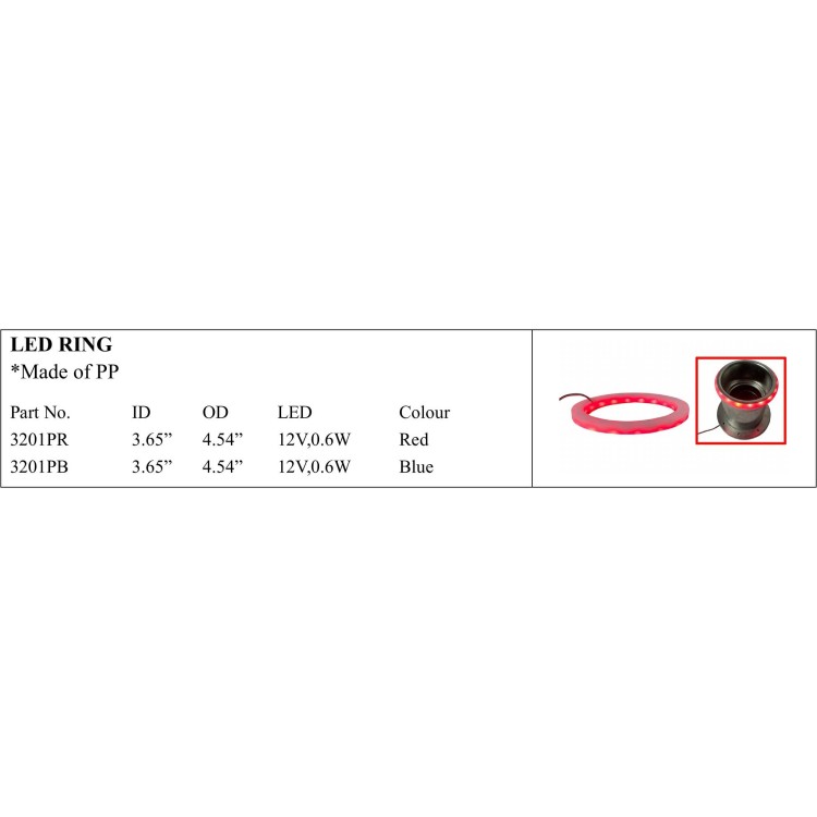 LED Ring - Available in Red and Blue