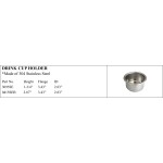 Stainless Steel Drink Cup Holder for Marine Applications