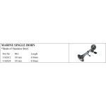 Marine Single Horn in Stainless Steel
