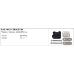 Rail Mount Brackets - Durable Nylon Construction