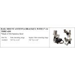 Rail Mount Antenna Bracket with 1”-14 Threads
