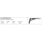 S.S. Table Bracket in 304 Stainless Steel