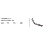 304 Stainless Steel Angle Bracket, Part No: 2650S