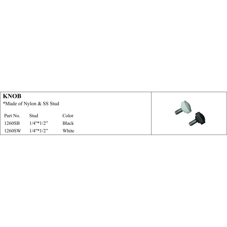 Nylon & Stainless Steel Marine Knob