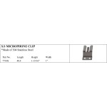 304 Stainless Steel Microphone Clip