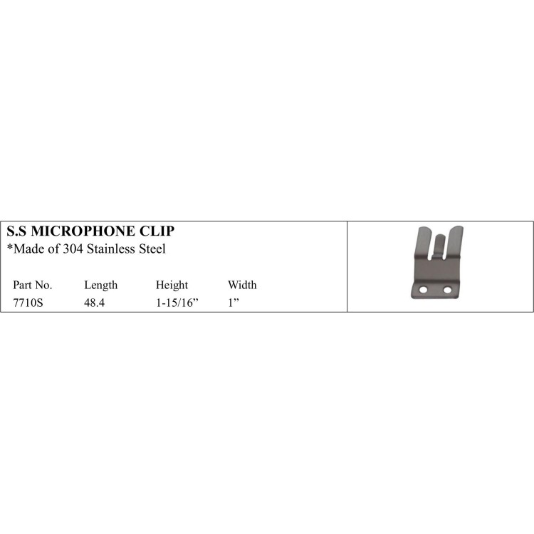 304 Stainless Steel Microphone Clip