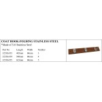 316 Stainless Steel Folding Coat Hook - Various Sizes