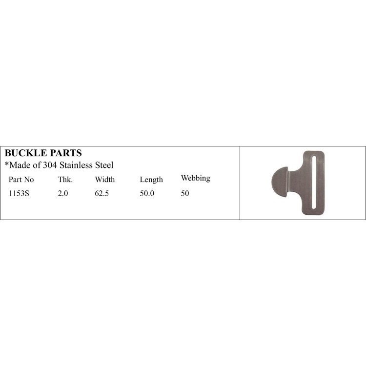 Durable Stainless Steel Buckle Parts for Marine Use