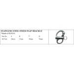 Stainless Steel Fixed Snap Shackle - SUS316 Material