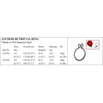Anchor Retrieval Ring - 304 Stainless Steel