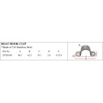 Reliable 316 Stainless Steel Boat Hook Clip
