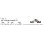 Pad Eye made of Stamped 304 Stainless Steel