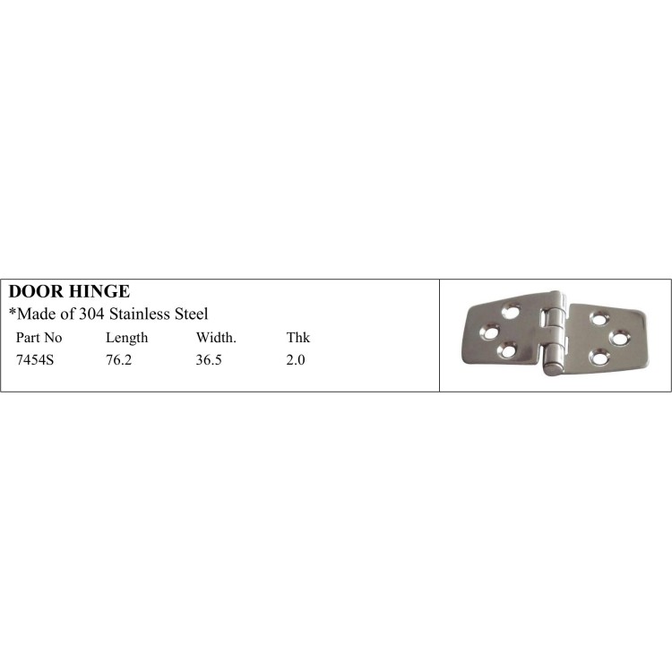 Durable 304 Stainless Steel Door Hinge