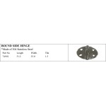 304 Stainless Steel Bound Side Hinge