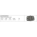High-quality Stainless Steel Locker Hinge