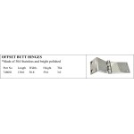 304 Stainless Steel Offset Butt Hinges