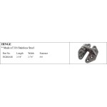 316 Stainless Steel Hinge - Part No. 3024SAM