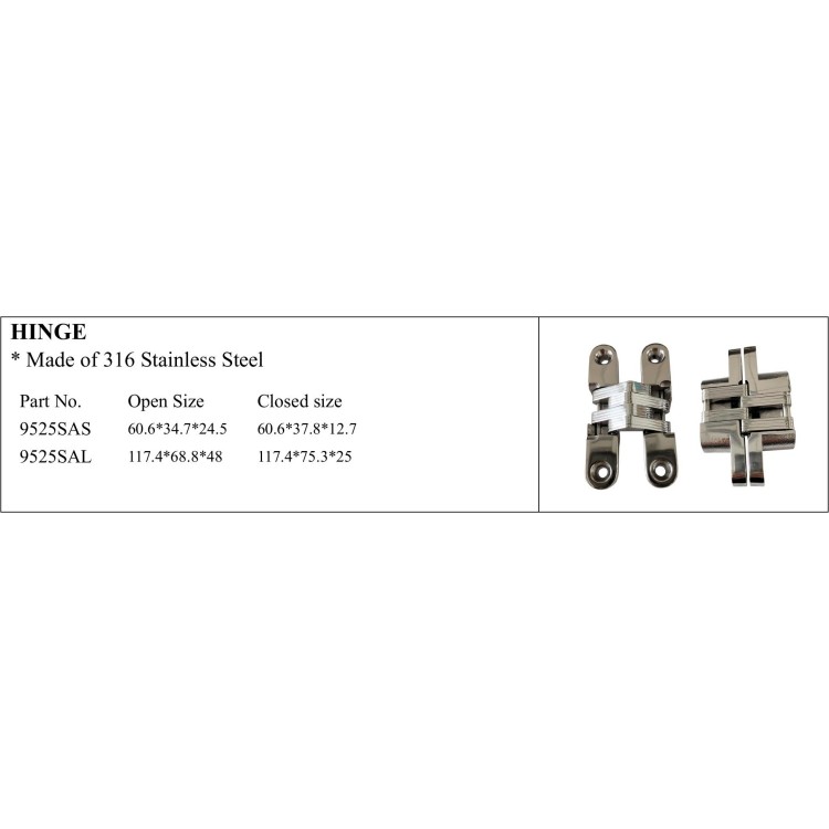 High Quality Stainless Steel Marine Hinges