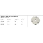 3 Holes Rec. Aluminum Marine Parts