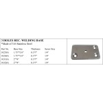 316 Stainless Steel 3 Holes Rec. Fittings