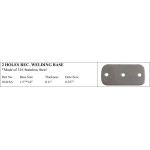 2 Holes Rec. 316 Stainless Steel Marine Part