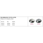 Stainless Steel Mushroom Ventilater