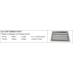 Stamped 316 Stainless Steel Louvered Vent