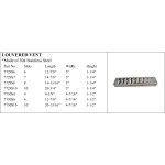 High-quality Stainless Steel Louvered Vent for Marine