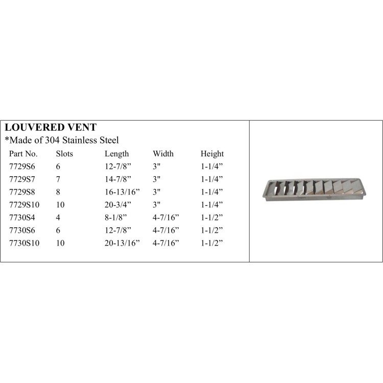 High-quality Stainless Steel Louvered Vent for Marine
