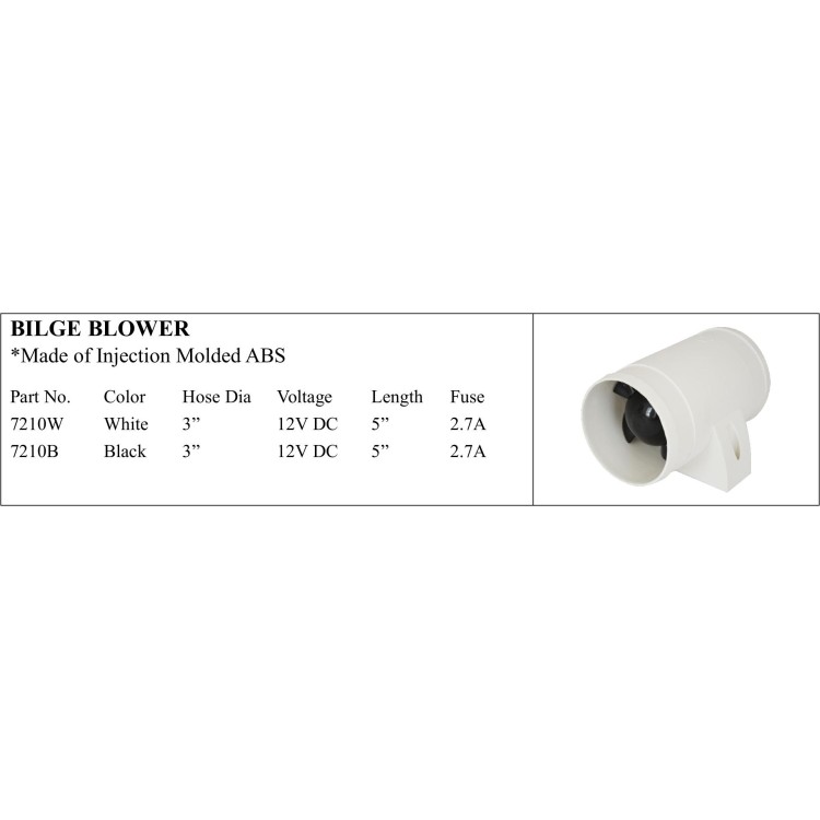Bilge Blower - Available in White and Black