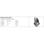 Exhaust Outlet - 304 Stainless Steel Marine Product