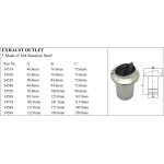 Exhaust Outlet - 304 Stainless Steel, Marine Grade