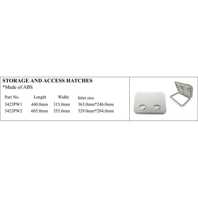 ABS Storage and Access Hatches - Wholesale Marine Catalog