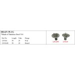 Stainless Steel 316 Drain Plug for Marine Use