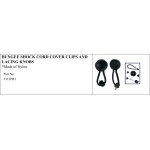 Bungee Shock Cord Cover Clips & Lacing Knobs - Bulk Purchase