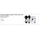 Bungee Shock Cord Clips and Lacing Knobs, Marine Supply