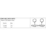 Portable Dock Ring Stainless Steel Marine Hardware