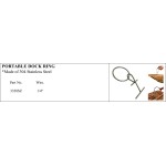 Portable Dock Ring made of 304 Stainless Steel for marine use