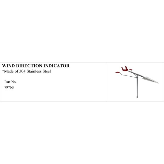 Durable Stainless Steel Wind Direction Indicator