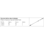 Telescoping Boat Hooks - Aluminum and Nylon Design