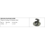 Hinged Chain Deck Pipe made of 316 Stainless Steel