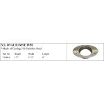 S.S. Oval Hawse Pipe in Casting 316 Stainless Steel