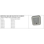 Opening Square Hatch Fly Screen for Marine Use