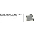 Durable Opening Trapezoid Hatch Fly Screen